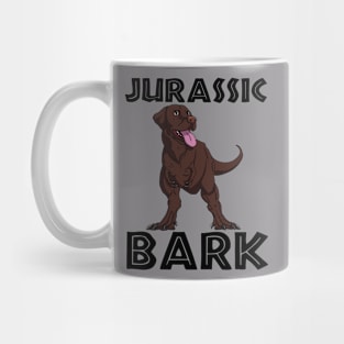 Jurassic Bark (black) Mug